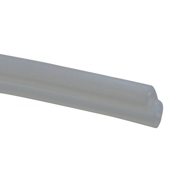 Pulsatieslang silicone dubbel 11 x 19 mm wit 20mtr/rol
