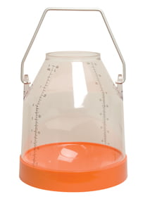 Pot trayeur, plastique, 30 ltr, orange