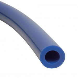 Silicone slang massief blauw