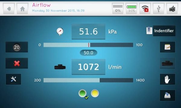Airflow-Meter App (Prijs op aanvraag)