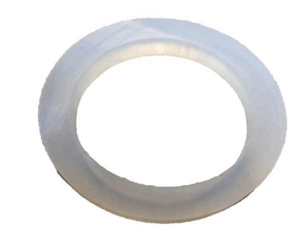 Slangbundelring silicone, 32mm, wit