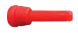 Tepelvoering silicone corr. Lely 21 mm rood