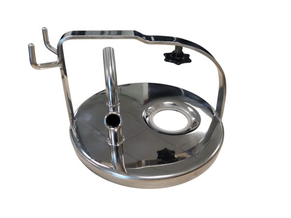 Lid, SS, complete, 2 x inlet 14/17mm, height 117 mm