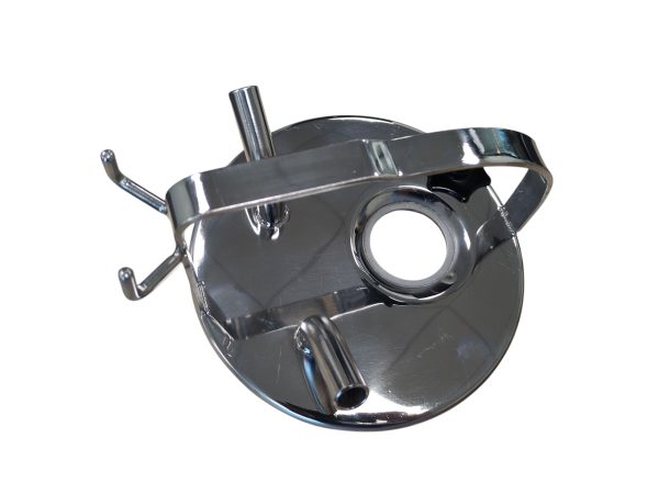 Lid, SS, complete, 2 x inlet 14/17mm, height 117 mm - Image 2