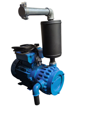 Vacuümpomp en electromotor 230 l/min