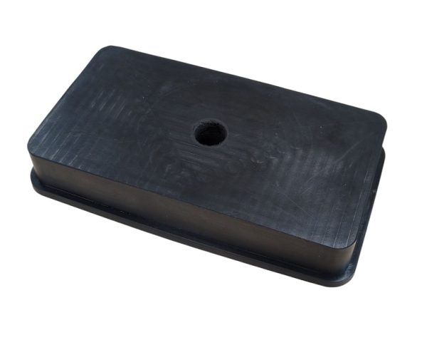 Rubber cap 120 x 60 mm with hole for vacuum meter Profimilker