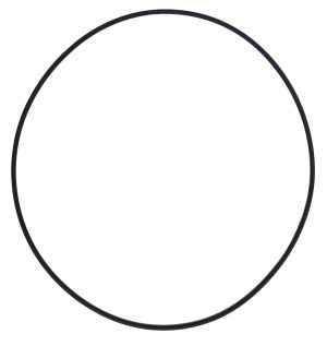 Gasket for vacuum tank lid, inside